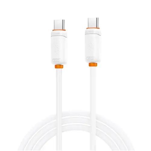 Дата кабель USB-C to USB-C 1.0m 27W white XO (XO-CB-300CC-WH)