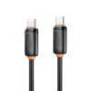 Дата кабель USB-C to USB-C 1.0m 27W black XO (XO-CB-300CC-BK)