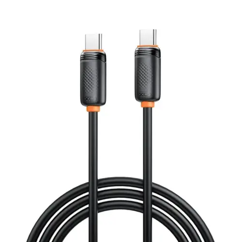 Дата кабель USB-C to USB-C 1.0m 27W black XO (XO-CB-300CC-BK)