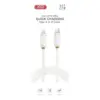 Дата кабель USB-C to Lightning 1.0m 27W white XO (XO-CB-300CL-WH)