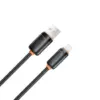 Дата кабель USB 2.0 AM to Lightning 1.0m 3A black XO (XO-CB-300UL-BK)