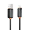 Дата кабель USB 2.0 AM to Lightning 1.0m 3A black XO (XO-CB-300UL-BK)
