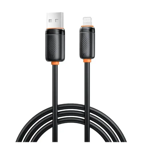 Дата кабель USB 2.0 AM to Lightning 1.0m 3A black XO (XO-CB-300UL-BK)