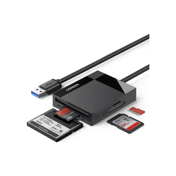 Зчитувач флеш-карт USB 3.0 All-in-One 0.5m Card Reader Ugreen (30333) Зчитувач флеш-карт USB 3.0 All-in-One 0.5m Card Reader Ugreen (30333)
