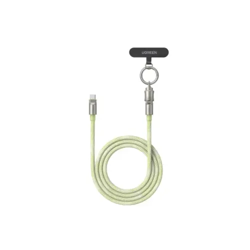 Дата кабель USB-C to USB-C 1.2m 60W green Ugreen (35500)