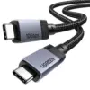 Дата кабель USB-C to USB-C 2.0m 240W 10Gbps braided black Ugreen (95619)