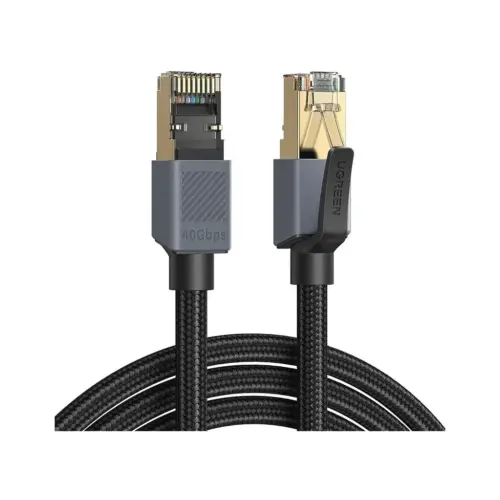 Патч-корд 2m F/FTP cat 8 RJ-45 black 40Gbps 2000MHz Ugreen (85370)