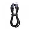 Дата кабель USB-C to USB-C 0.5m 100W 480Mbps black Ugreen (65831)