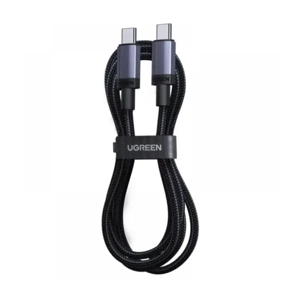 Дата кабель USB-C to USB-C 0.5m 100W 480Mbps black Ugreen (65831)