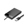 Кишеня зовнішня Ugreen USB 3.0 to SATA 3.0 2.5" HDD/SSD enclosure 6TB UASP black (30847)