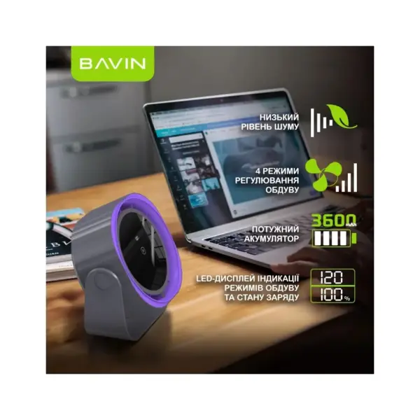 Вентилятор BAVIN BF-005 High-Speed FUN 3000RPM White-cyan (BF-005 CN) Вентилятор BAVIN BF-005 High-Speed FUN 3000RPM White-cyan (BF-005 CN)