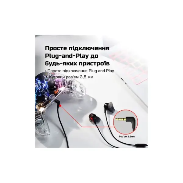 Навушники HyperX Cloud Earbuds III Wired Black (BN7R9AA) Навушники HyperX Cloud Earbuds III Wired Black (BN7R9AA)