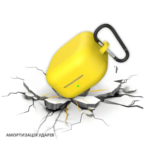 Чохол для навушників BeCover Silicon для Samsung Galaxy Buds 4 / 4 Pro Yellow (715885) Чохол для навушників BeCover Silicon для Samsung Galaxy Buds 4 / 4 Pro Yellow (715885)