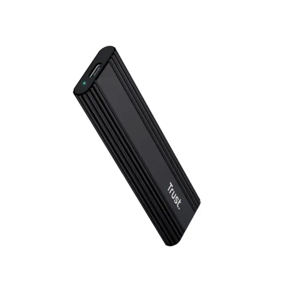 Кишеня зовнішня Trust USB-C to M.2 NVMe SSD Enclosure USB 3.2 Gen2 10Gbps aluminum black (25806_TRUST)