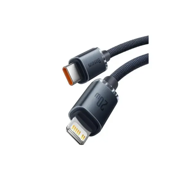 Дата кабель USB-C to Lightning 1.2m 20W black Baseus (CAJY000201)