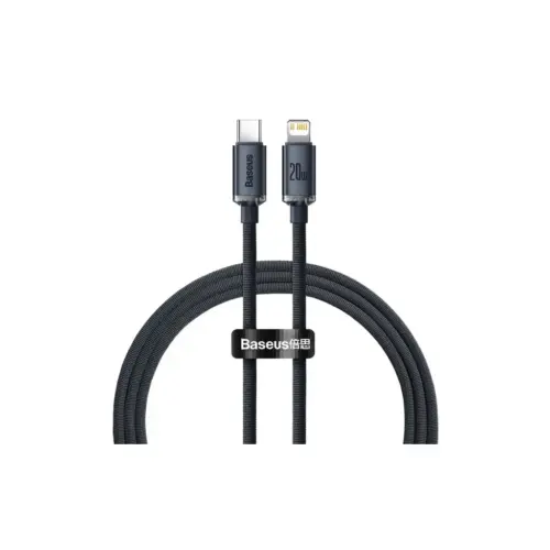 Дата кабель USB-C to Lightning 1.2m 20W black Baseus (CAJY000201)