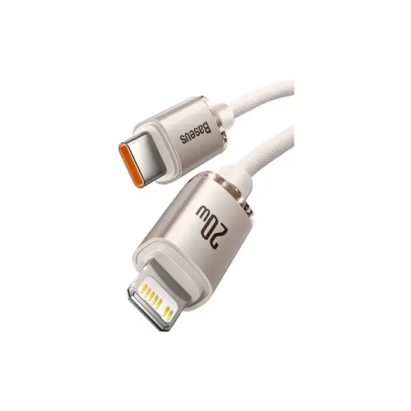 Дата кабель USB-C to Lightning 1.2m 20W pink Baseus (CAJY001304)