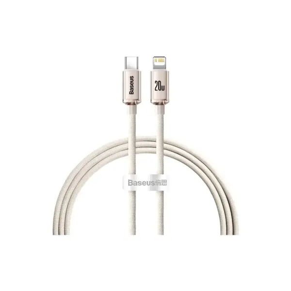 Дата кабель USB-C to Lightning 1.2m 20W pink Baseus (CAJY001304)