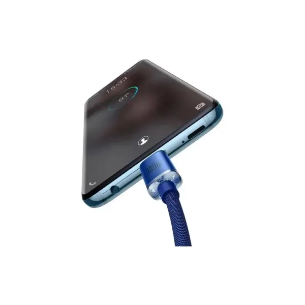 Дата кабель USB-C to USB-C 1.2m 100W blue Baseus (CAJY000603)