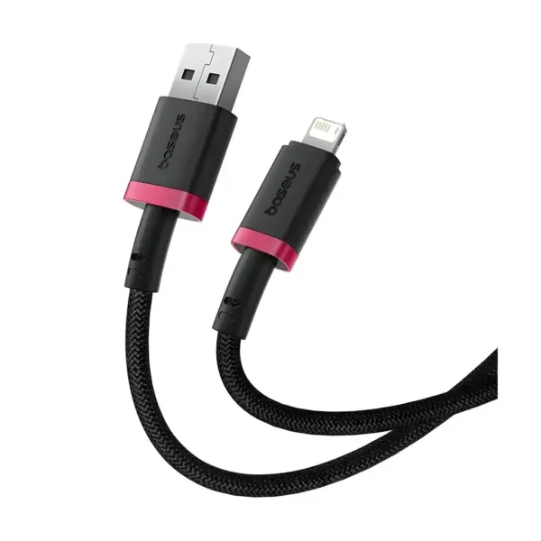 Дата кабель USB 2.0 AM to Lightning 1.0m 2.4A red+black Baseus (P10377801U01-01) Дата кабель USB 2.0 AM to Lightning 1.0m 2.4A red+black Baseus (P10377801U01-01)