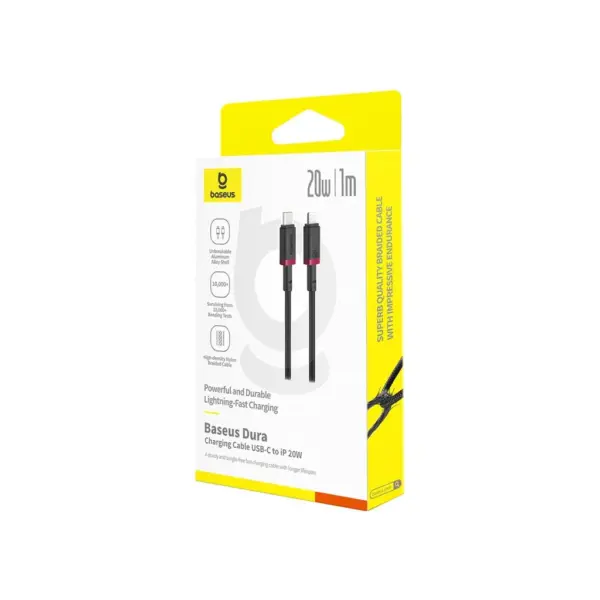 Дата кабель USB 2.0 AM to Lightning 1.0m 2.4A red+black Baseus (P10377801U01-01) Дата кабель USB 2.0 AM to Lightning 1.0m 2.4A red+black Baseus (P10377801U01-01)