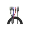 Дата кабель USB 2.0 AM to Lightning + Micro 5P + USB-C 1.2m 3.5A black Baseus (CA1T4-B01) Дата кабель USB 2.0 AM to Lightning + Micro 5P + USB-C 1.2m 3.5A black Baseus (CA1T4-B01)