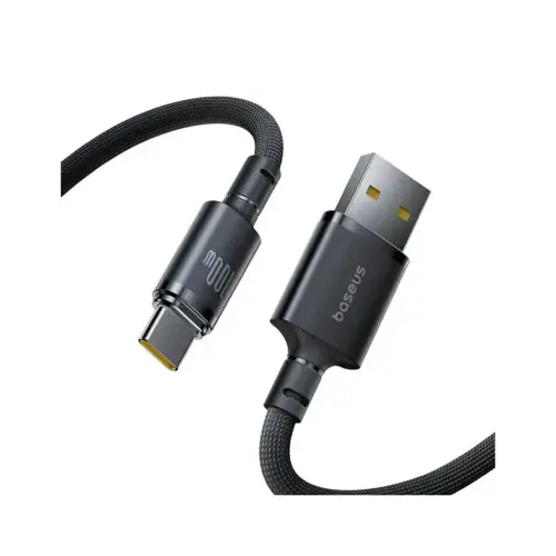 Дата кабель USB 2.0 AM to USB-C 1.0m 100W/7.5W black Baseus (E0426W01)