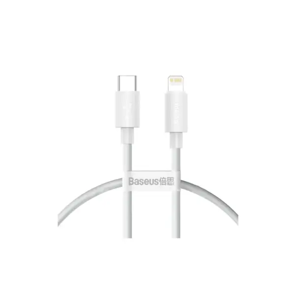 Дата кабель USB-C to Lightning 1.0m PD20W white Baseus (CATLYS-B02)