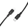 Дата кабель USB-C to Lightning 1.0m silicone BX113 Lenny black BOROFONE (6941991115370) Дата кабель USB-C to Lightning 1.0m silicone BX113 Lenny black BOROFONE (6941991115370)