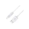 Дата кабель USB 2.0 AM to Lightning 2.0m 2.4A X1 white HOCO (6957531032014)