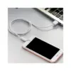 Дата кабель USB 2.0 AM to Lightning 2.0m 2.4A X1 white HOCO (6957531032014)