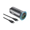 Зарядний пристрій Acefast 1xUSB-C PD95W + 1xUSB gray (6974316285304)