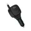 Зарядний пристрій Acefast 1xUSB-C PD95W + telescopic cable USB-C black (6974316285946)