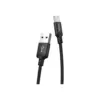 Дата кабель USB 2.0 AM to USB-C 2.0m 2A nylon X14 black HOCO (6957531062929)