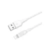 Дата кабель USB 2.0 AM to Lightning 1.0m 2A X25 white HOCO (6957531080114)