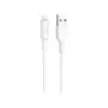 Дата кабель USB 2.0 AM to Lightning 1.0m 2A X25 white HOCO (6957531080114)