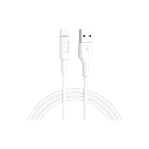 Дата кабель USB 2.0 AM to USB-C 1.0m 2A X25 white HOCO (6957531080152)