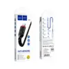 Дата кабель USB 2.0 AM to Lightning 1.0m 2.4A nylon X59 black HOCO (6931474744869)