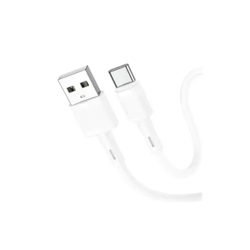 Дата кабель USB 2.0 AM to USB-C 1.0m 3A X83 white HOCO (6931474770912)
