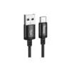 Дата кабель USB 2.0 AM to USB-C 3.0m X91 Radiance black HOCO (6931474788726)