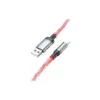 Дата кабель USB 2.0 AM to Lightning 1.0m U112 Shine gray HOCO (6931474788801)