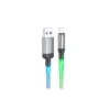 Дата кабель USB 2.0 AM to Lightning 1.0m U112 Shine gray HOCO (6931474788801)