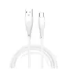 Дата кабель USB 2.0 AM to USB-C 1.0m 2.4A X196 white WUW (6972573335589)