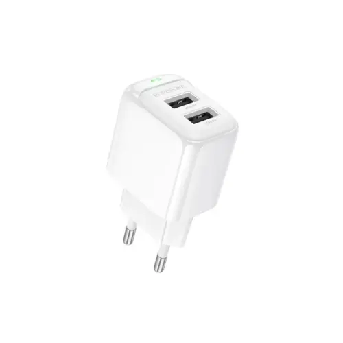 Зарядний пристрій BOROFONE BAS41A 2xUSB white (6941991113741)