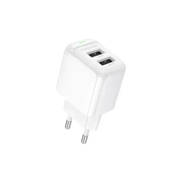 Зарядний пристрій BOROFONE BAS41A 2xUSB white (6941991113741)
