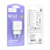 Зарядний пристрій HOCO C140A USB 18W QC3.0 white (6942007627795)
