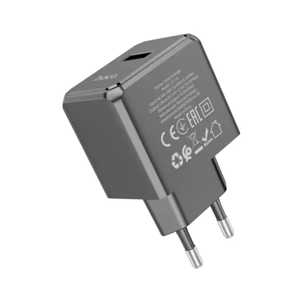 Зарядний пристрій HOCO CS11A USB 10.5W black (6942007603546)