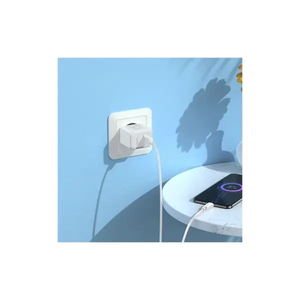 Зарядний пристрій HOCO CS11A USB + cable USB to Micro 5P white (6942007603591)