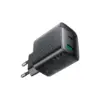 Зарядний пристрій Acefast A106 1xUSB-C PD45W + 1xUSB QC3.0 GaN black (6974316284031)