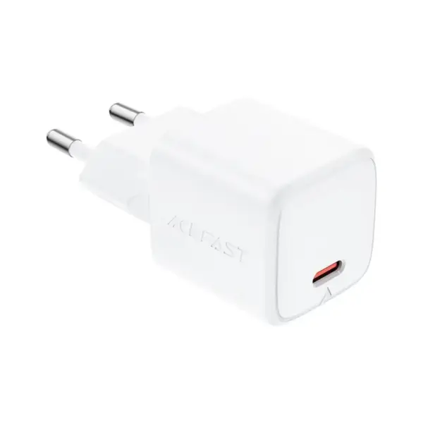 Зарядний пристрій Acefast A118 USB-C PD30W GaN white (6974316285366)